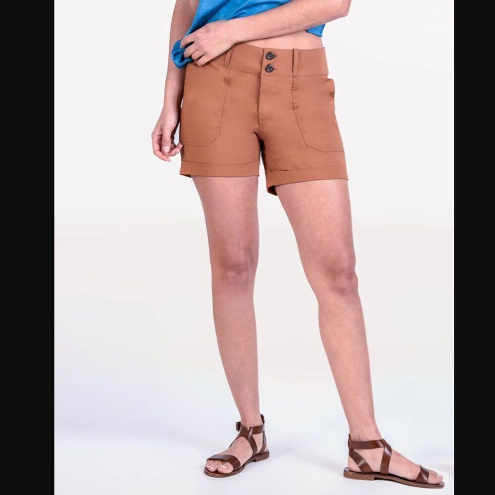 Sherpa Naya 5 inch Short Henna Brown | Size 6